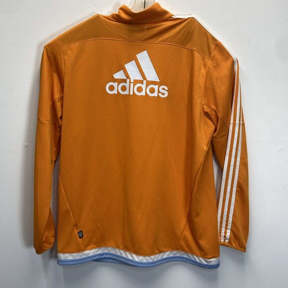 Houston Dynamo Goalie Jersey Shirt Adidas Long Sleeve Orange Size XL - Picture 6 of 7